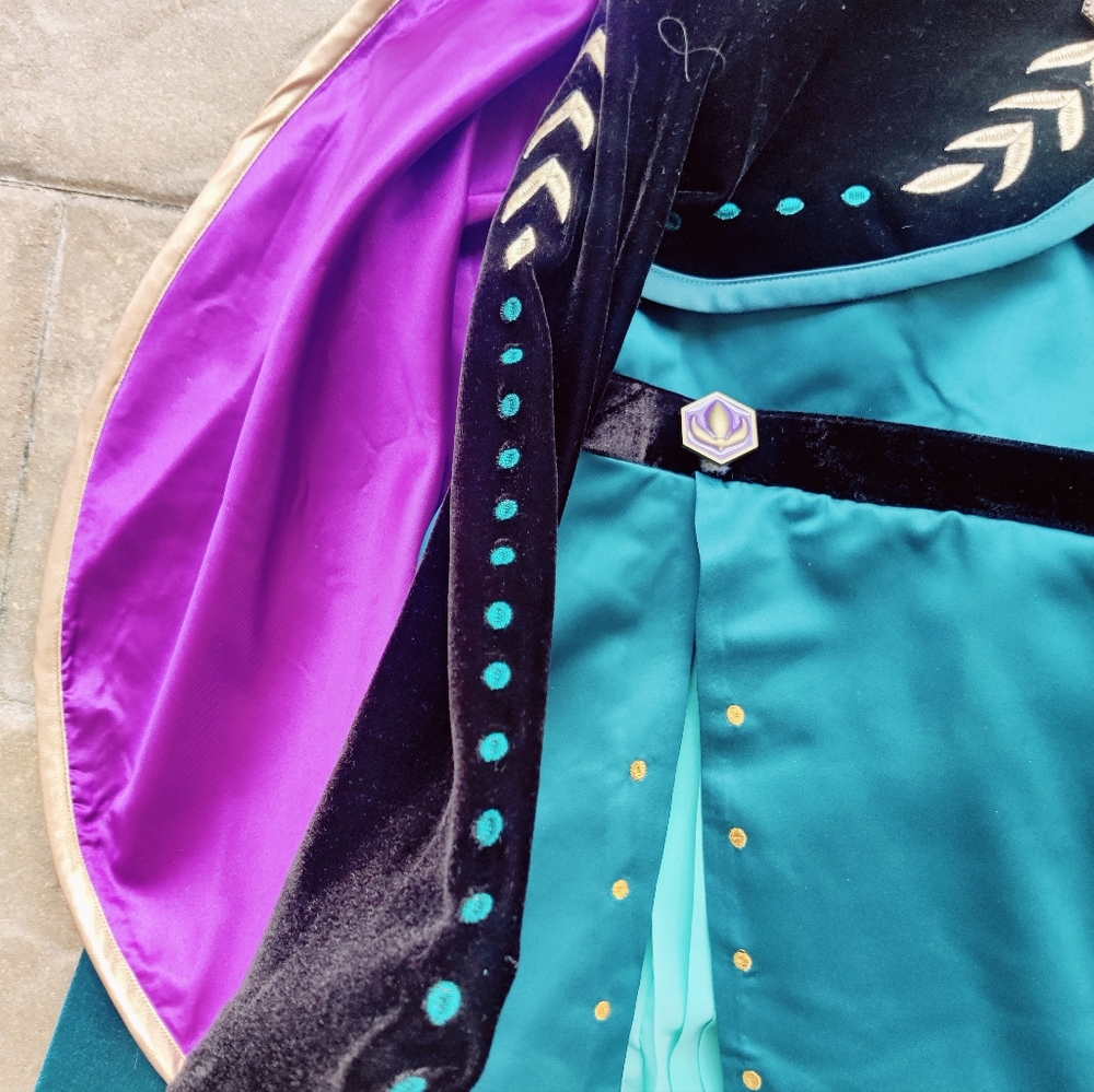 Disney Store Deluxe Frozen 2 Queen Ana Dress - Picture 6 of 7